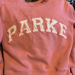 PARKE bubblegum mockneck